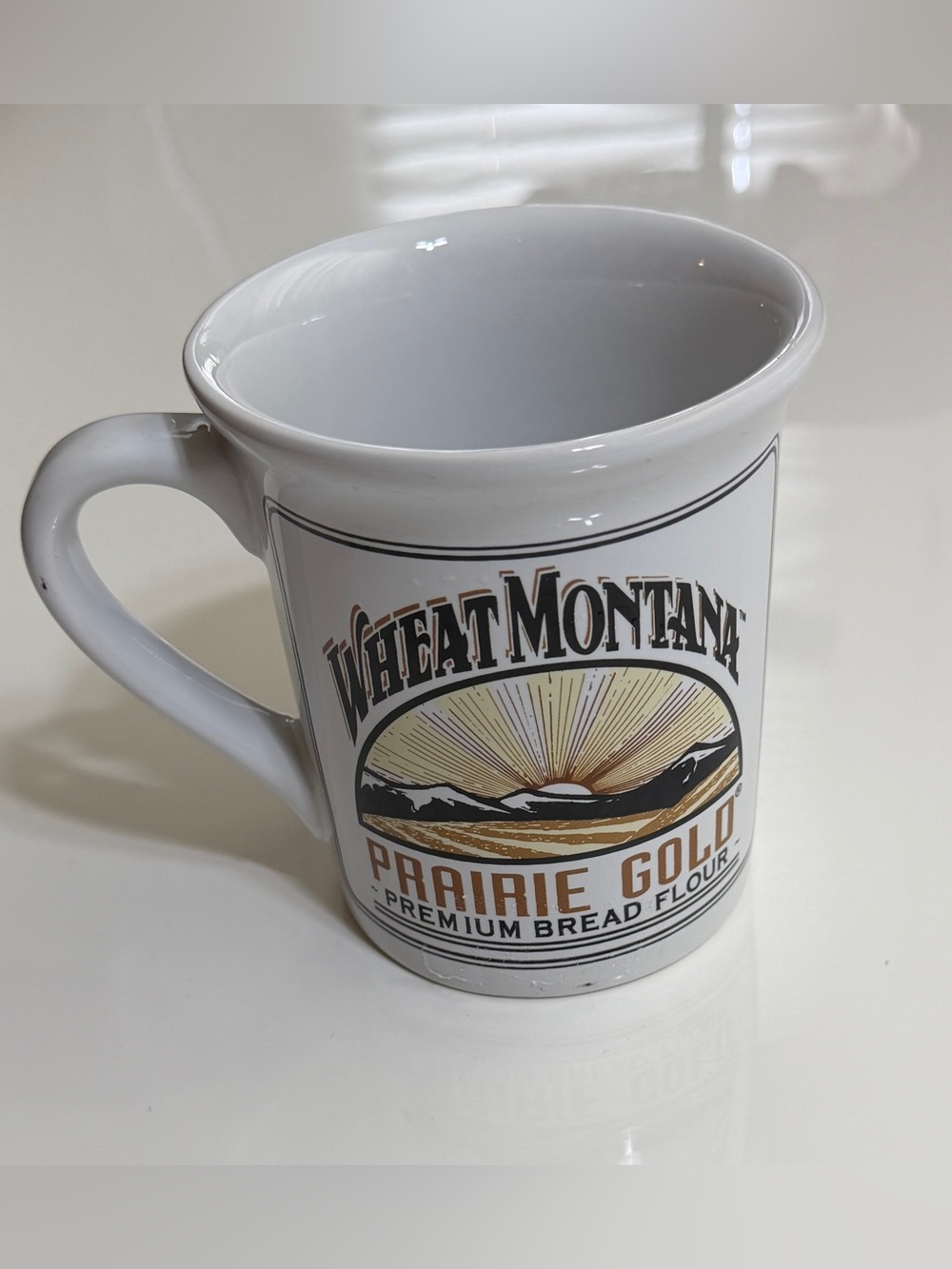 Wheat Montana Prairie Gold White Ceramic Coffee Mug